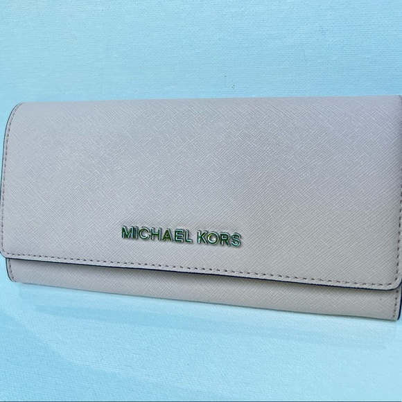 Michael Kors Jet Set Wallet Leather Pink - Picture 12 of 15